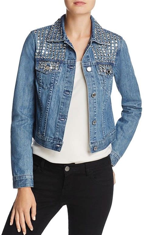 Michael Kors Collection Lace Jean Jacket 